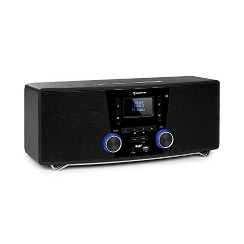 Rádio Portátil STOCKTON 20 W (Bluetooth) AUNA - Áudio - dab+, fm, cd, 20 w, portátil