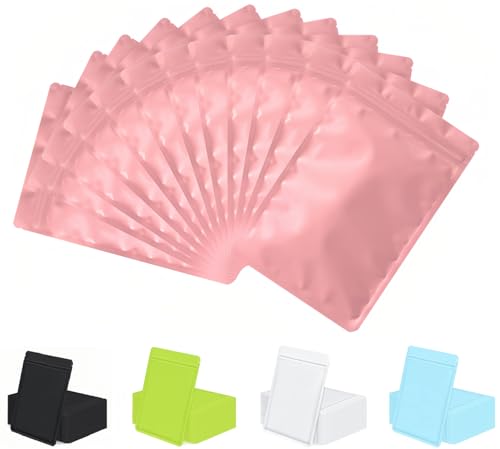 Bolsas de Alumínio RIMIKO (100 peças - Rosa) Norcowalk - Sacos de armazenamento de alimentos - alumínio, 100 peças, rosa
