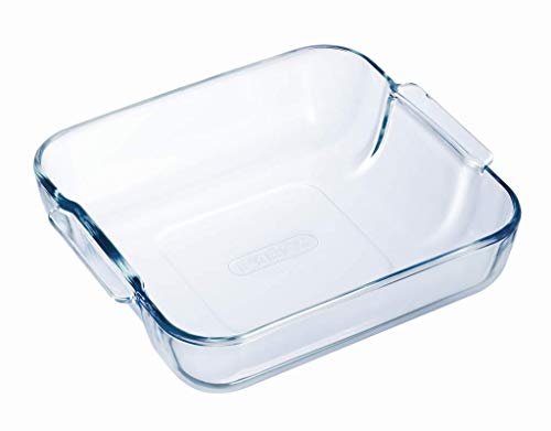 Prato PYREX (Vidro - Transparente - 24.8 x 17.2 cm) Pyrex - Travessas de forno - transparente, indutível, vidro, frança