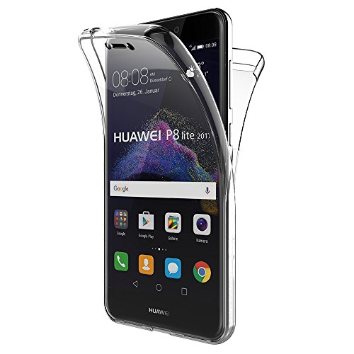 Capa Huawei P8 Lite 2017 AICEK Silicone Transparente AICEK - Capas para telemóveis - silicone, transparente, huawei p8 lite 2017, resistente a pó, resistente a riscos