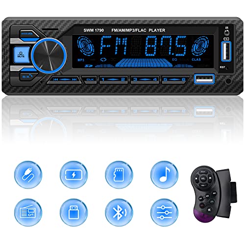 Rádio Autorrádio 5.1 Dual Bluetooth com Hands-Free Kit RDS ESLCLO - Áudio - 5.1 canais, bluetooth, hands-free, usb