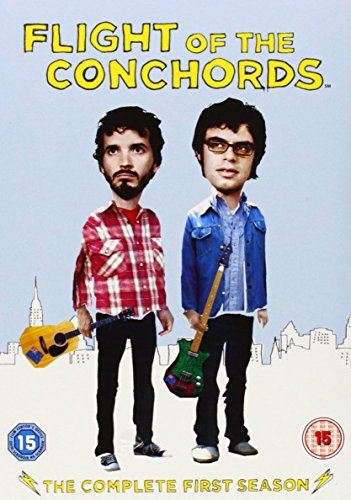 DVD Flight Of The Conchords - The Complete First Season (Edição em Espanhol) Warner Brothers - Dvds e vídeos - dvd, flight of the conchords, primeira temporada, edição em espanhol