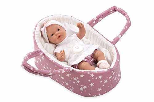 Boneca Real com Nacelle de 26 Cm (Idade Mínima Recomendada: 3 anos) Muñecas Arias - Brinquedos - boneca, nacelle, 26 cm, idade mínima 3 anos