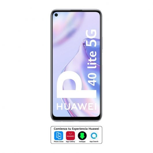 Smartphone HUAWEI P40 Lite 5G (6.4'' - 6 GB - 128 GB - Prateado) HUAWEI - Telemóveis - smartphone, huawei p40 lite 5g, 6.4 polegadas, 6 GB, 128 GB, prateado