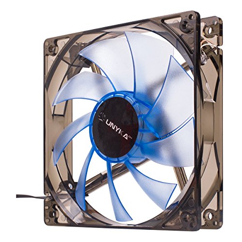 Ventoinha UNYKACH 51791 (Com fios - 12 cm - Preto) UNYKAch - Peças de refrigeração de sistema de computador - 1,2 cm, 1 ventilador, preto, 35 w, 1200 rpm