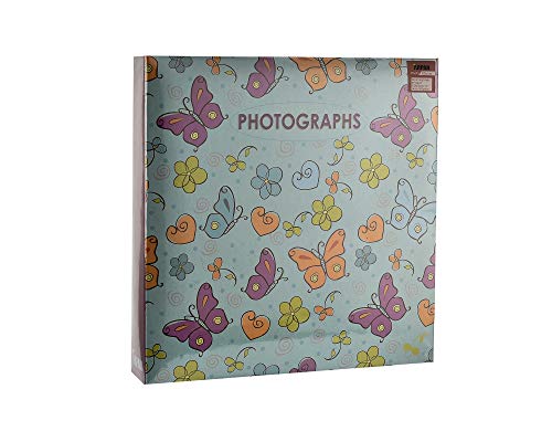 Álbum de Fotografias ARPAN Mariposa (Castanho - Poliéster - 25x20 cm) ARPAN - Molduras, bastidores e esticadores - capa poliéster, fecho éclair, páginas autocolantes, 25x20 cm