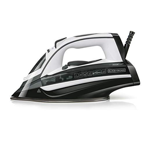 Ferro a Vapor BLACK & DECKER BXIR2802E (Jato vapor: 120 g/min - Base: Inox) BLACK + DECKER - Aparelhos de lavanderia - 2800 W, 370 ml, aço inoxidável, regulador