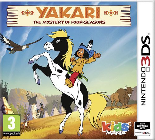 Jogo de Cartas YAKARI The Mystery of Four Seasons 3DS Ravenscourt - Software de jogos de vídeo - jogo de cartas, yakari, mistério das estações, 3DS, puzzles, desafios