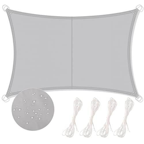 Toldo de Guarda-Sol Rectangular 2X3M (Cinzento) DICLLY - Toldos e gazebos - tolda, guarda-sol, rectangular, 2x3m, cinzento
