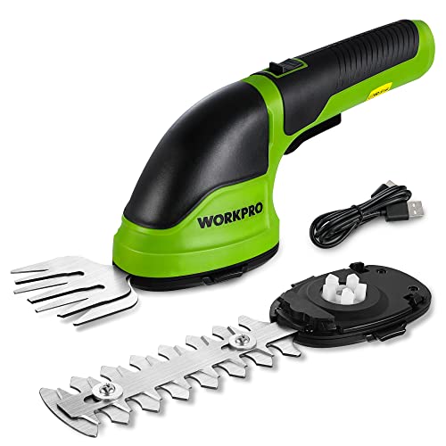Tesoura de Relva WORKPRO WP7020 Verde (Autonomia: 60 min - Mista) Hang Zhou Great Star Industrial Co.,LTD - Ferramentas elétricas multifuncionais - 60 min, verde, mista, 2000 mAh