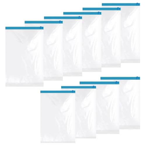 Sacos de Vácuo para Roupa HOMCOM 10 Peças Bolsas de Vácuo Ropa Viaje HAOYULUO - Sacolas de armazenamento doméstico - 6 sacos, 60x40cm, 2 sacos, 50x40cm, 10 peças