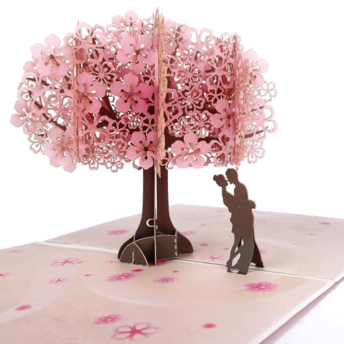 Carta Desdobrável CRAFTWERK com Flor de Cerizas Olsen Store GmbH - Cartões de cumprimentos e de nota - carta desdobrável, craftwerk, flor de cerizas, celebrar, aniversário, casamento