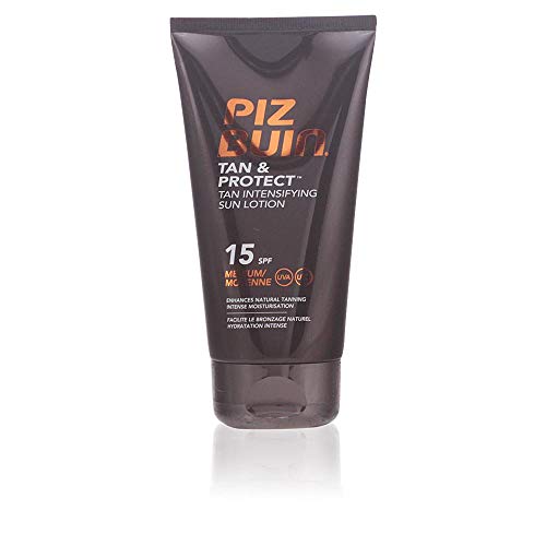 Protetor Solar PIZ BUIN Tan&Protect Lotion SPF15 (150 ml) Piz Buin - Produtos de bronzeamento - SPF15, hidratação, aroma fresco, spray