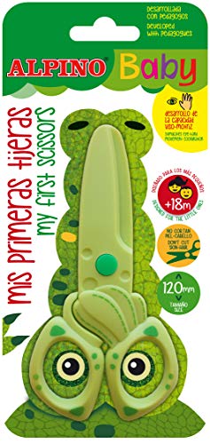 Tesoura de Cabelo ALPINO BABY (Multicor - 8.5 x 2.5 cm) Alpino - Material de escritório geral - multicor, 8.5 x 2.5 cm, plástico, 1 ano