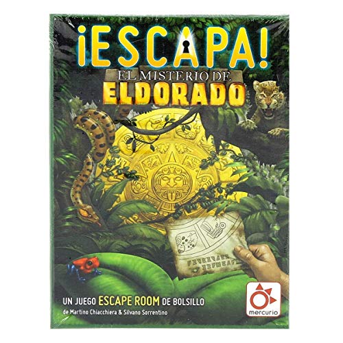 Jogo de cartas ASMODEE Escape the Mystery of El Dorado (Idade mínima recomendada: 10 anos) BB Fun - Jogos de tabuleiro - aventura, mistério, 6 personagens, habilidades únicas