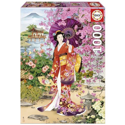 Puzzle EDUCA BORRAS Teien Haruyo Morita (Idade Mínima: 12 Anos - 1000 Peças) Educa Borrás - Quebra-cabeças de encaixar - 1000 peças, Teien Haruyo Morita, puzzle adulto