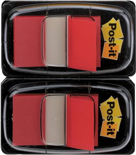 Marcador Autocolante POST-IT Index Vermelho Post-It - Notas autoadesivas - autocolantes, vermelho, index, removíveis