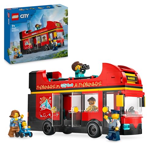 LEGO City: Autocarro Turístico Duplo (Idade Mínima Recomendada: 4 anos) LEGO - Blocos de encaixe - lego city, autocarro turístico duplo, idade mínima recomendada, 4 anos