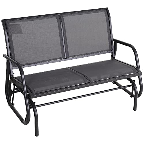 Cadeira de Baloiço de Exterior Outsunny | 120 x 70 x 85 cm - Cinzento Outsunny - Baloiços de alpendre - exterior, 120x70x85cm, cinzento