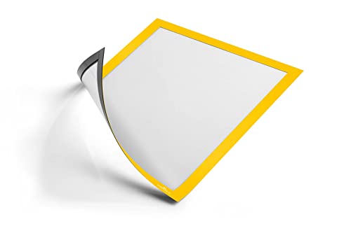 Suporte Magnético DURABLE Duraframe Magnetic Amarelo Durable - Porta-retratos - amarelo, metal, suporte magnético