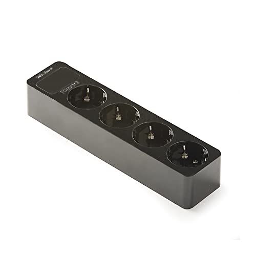 Extensão Elétrica FAMATEL 4 tomadas (Preto) Famatel - Fios e cabos elétricos - 4 tomadas, 3500w, elegante, moderno
