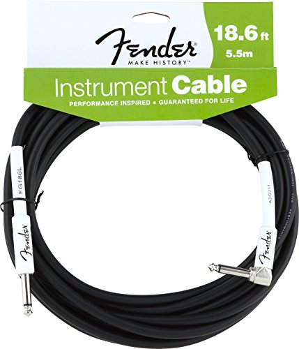 Cabo para Guitarra FENDER Performance Series (Jack - Jack - 5.5 m) Fender - Fios e cabos elétricos - cabo para guitarra, fender performance series, jack, 5.5m, plug and play