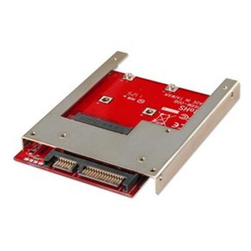 Adaptador LINDY 36265 (SATA e mSATA - Preto) Lindy - Placas e adaptadores de interface de computador - sata, mSATA, preto, plug & play