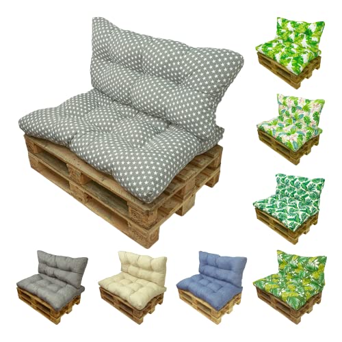Conjunto de Almofadas para Pátio Eurásia Moderno e Original Estampado TIENDA EURASIA - Almofadas para cadeiras e sofás - almofadas, pátio, eúrasia moderno, estampado, conjunto de jardim, base acolchoada
