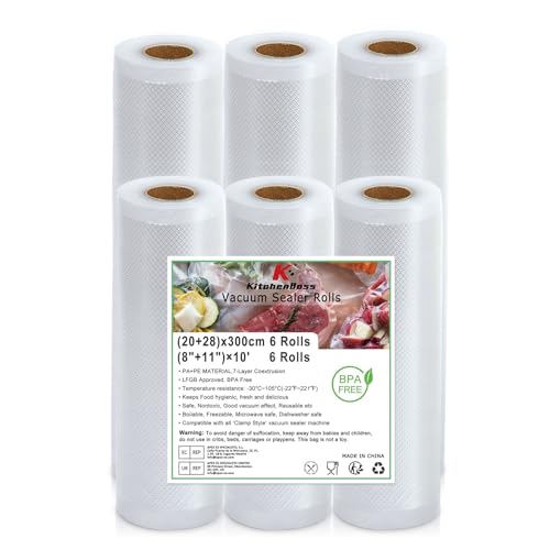 Bolsa de vacuo KitchenBoss (Recondicionado Como Novo) KitchenBoss - Bolsas para seladoras a vácuo - bolsa, vácuo, alimentos, kitchenboss, recondicionado