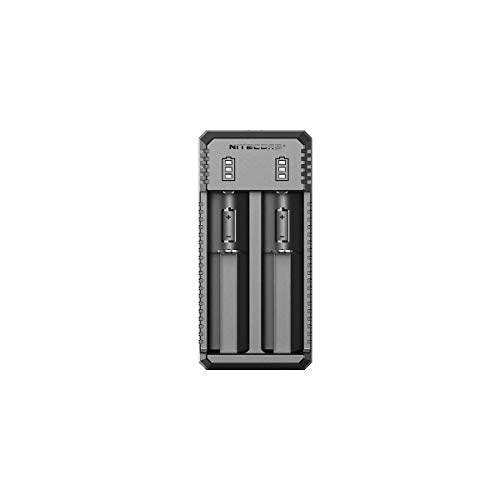 Carregador de Bateria NITECORE UI2 Preto (Acessório Informática e Tel.) Nitecore - Carregadores de bateria de uso geral - interior, universal, ca/cc, iphone, ipad, iPod