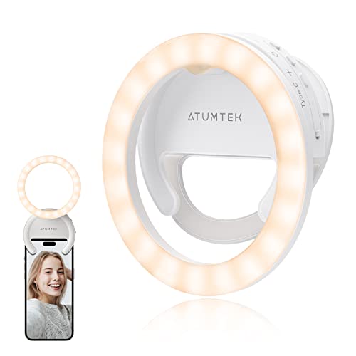 Luz Led Para Selfie Atumtek Branco (Acessório Informática e Tel.) ATUMTEK - Lâmpadas - luz LED, selfie, branco, acessório