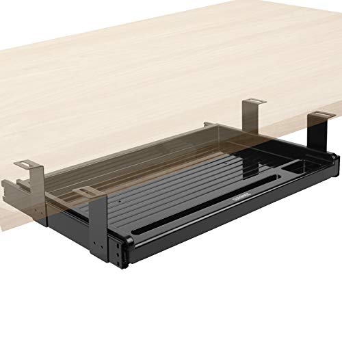 Suporte para Teclado DURONIC DKTSX2 Preto Duronic - Bandejas e plataformas para teclado - teclado, preto