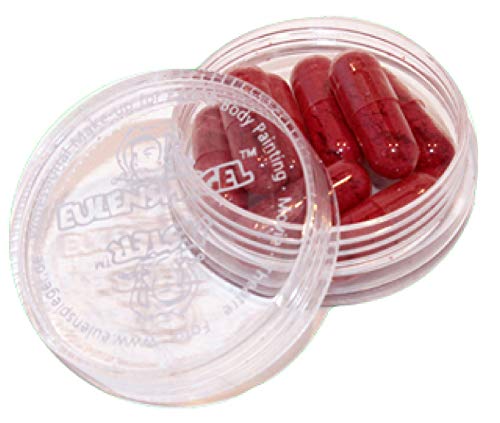 EULENSPIEGEL Blood Capsules with Powder (8 peças) CREATIVE - Vitaminas e suplementos - gelatina, 8 peças, pó falso, efeito realista