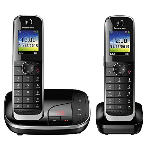 Telefone PANASONIC KX-TGJ322GB Preto, Cinzento Panasonic - Telefonia - mesa, 4 portas, preto cinzento, dect