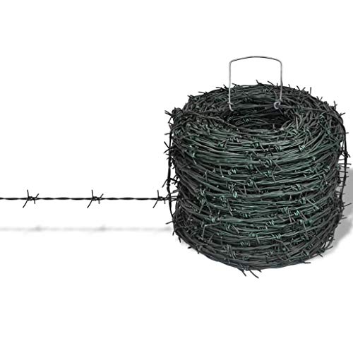 Fio de Aparação VidaXL Verde 100 M (Cinzento) vidaXL - Acessórios de hardware - verde, 100 m, cinzento