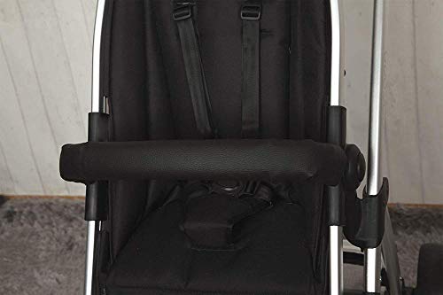 BabyLine Barreira de Segurança para Carrinho Preto Babyline - Acessórios de carrinho de bebê - barra de segurança, carrinho, preto, poliéster