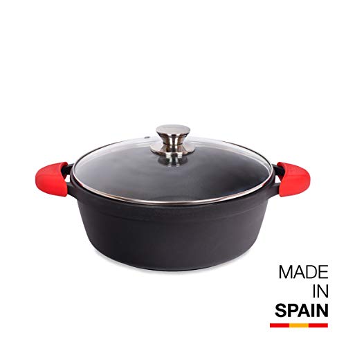 Tacho para Forno Valira 4142/25 | Preto (Acessórios de cozinha) VALIRA - Fornos holandeses - Ø 28 cm, antiaderente