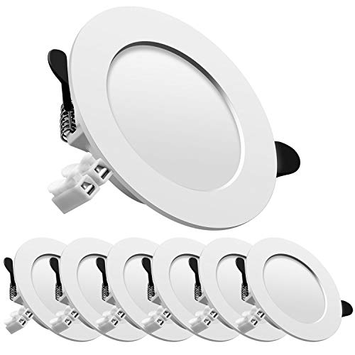 Downlight Led Empotrable Redondo Iluminação 7W (700 Lm) 4500K Branco Foco Empotrável Led Ojos De Búfalo Lizhi16 - Luminárias de teto - led, empotrável, 7w, 700 lm, 4500k