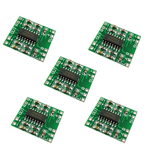 Amplificador de Áudio AIHASD Pam8403 (Preto - 1.6x4.8x7.9cm) Apple Trees E-commerce co., LT - Acessórios de áudio - amplificador, áudio, pam8403, preto