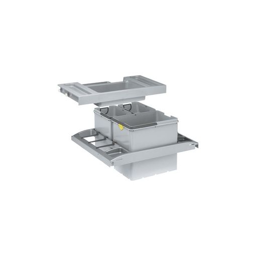 Separador de Lixo FRANKE 134.0066.057 (Cinzento) FRANKE - Carrinhos e caddies de limpeza - 3 sacos, reciclar, removível, porta lateral