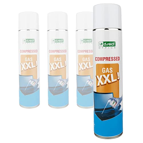 DRECT Spray de Ar Comprimido 4X600Ml Purificador de Aire Leviatan - Limpeza de eletrônicos - spray, ar comprimido, purificador