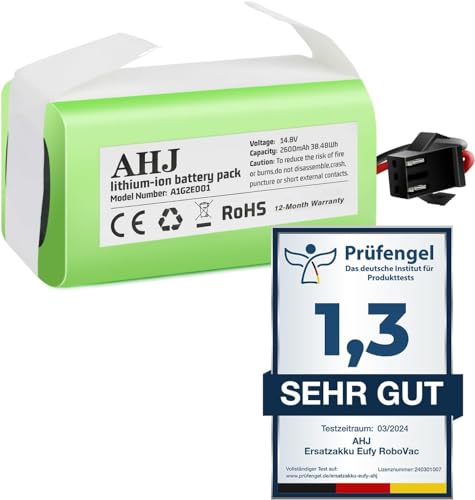 Bateria Recarregável para Aspirador Robot AHJ - Acessórios de aspirador - litio, recarregável, 2600mAh