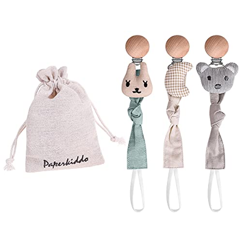 Porta-Chupetas PAPERKIDDO 2 em 1 com Fita de Ajuste PAPERKIDDO - Cuidados com a higiene oral - porta chupetas, paperkidoo, fita ajuste