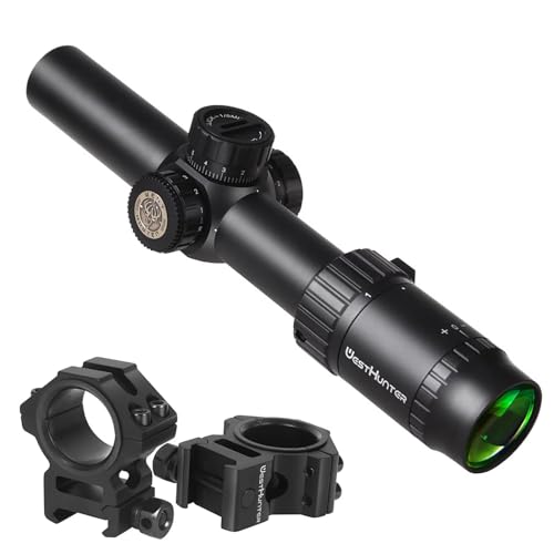 WestHunter Optics HD 1-6x24 IR Precisión WestHunter - Miras e miras telescópicas de armas - hd, 1-6x24, ir, precisão