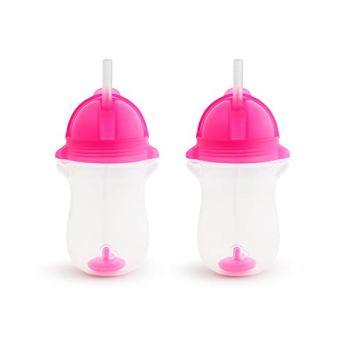 Garrafa de Montanha MUNCHKIN Click Lock (Rosa) Munchkin - Móveis para bebês e crianças pequenas - plástico livre BPA, design resistente, base antiderrapante, 0,5 litros