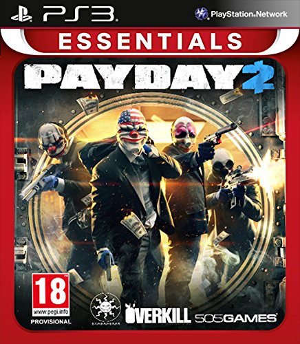 Jogo PS3 Payday 2 Essentials (Mature - Ação/Aventura) 505 Games - Software de jogos de vídeo - jogo, PS3, payday 2 essentials, ação, aventura, mature