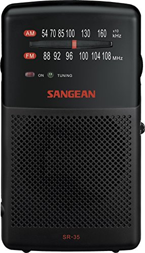 Rádio SANGEAN SR 35 (Preto - Digital - AM/FM - Pilhas) Sangean - Radios - am/fm, digital, pilhas, sleep, snooze