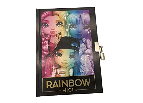 Diário de Secretas Rainbow High (Idade Mínima Recomendada: 6 anos) CYPBRANDS - Cadernos e bloco de notas - multicolor, papel, 80 páginas, 6 anos