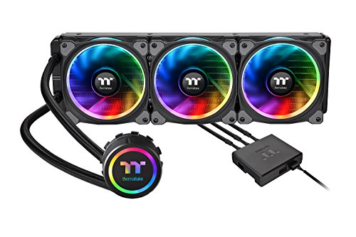 Cooler THERMALTAKE Floe Riing RGB 360 Preto Thermaltake - Peças de refrigeração de sistema de computador - rgb, 360, preto