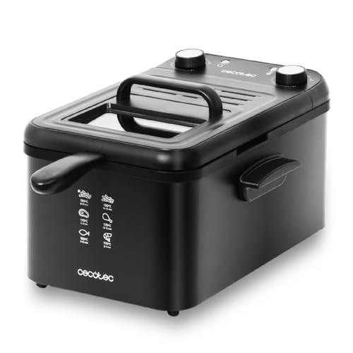 Fritadeira CECOTEC CleanFry Infinity 3000 Preto Cecotec - Eletrodomésticos de cozinha - fritadeira, cecotec, cleanfry infinity 3000, preto